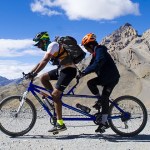 Inclusive Tandem Cycling Event for People with and Without Disabilities, organized by Adventures Beyond Barriers Foundation. Tandem bikes make it possible for people who cannot see to enjoy the thrill of cycling