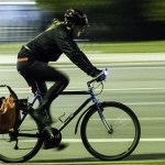 When people see a flashing light at night, it is hard for them to judge how far away it is, and how fast it is moving. This means that a motorist may misjudge where you are, and that is NOT good