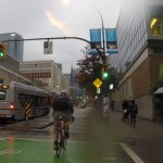 Buy waterproof cycling gear. Unfortunately, not every cycling day is going to be perfect weather. However, cycling in the rain can be quite pleasant if you are properly dressed - bike commuting