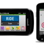 Here are the Garmin Edge 1000 and 820 side by side, with the Edge 1000 in landscape mode (a feature not available on the 820). Garmin Edge 1000 vs 820