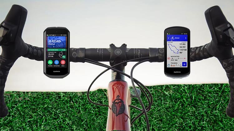 Garmin Edge 1040 vs 1050 on handlebars copy Garmin Edge 1050 vs 1040 on handlebars