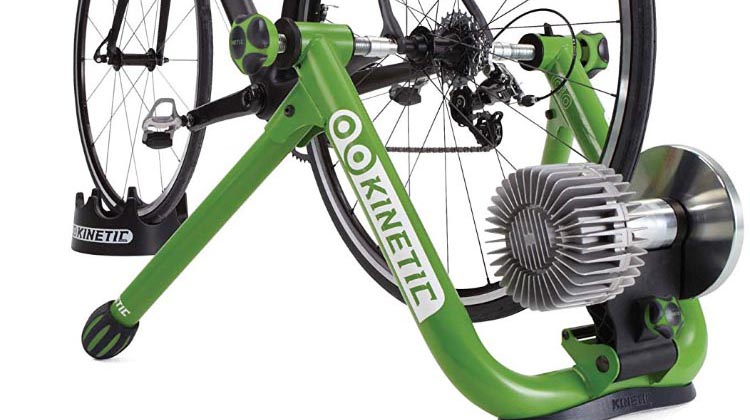 7 of the best indoor bike trainers. The rear wheel of your bike is suspended in an A-frame and the tire rests on a roller in a resistance unit.