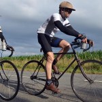 Phil Keoghan’s Amazing BIKE Race: Phil Keoghan with fellow cyclist. Photo by Doug Jensen