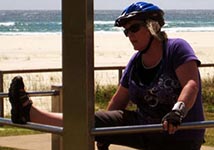 Maggie stretching table