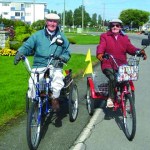 We met these two on the Lochside Trail. Marge and Dennis ride their trikes on this AAA (all ages and abilities) trail every day.