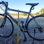 Before you lay your money on the table and take a bike home, be sure to measure the standover height and make sure you can comfortably stand over it.