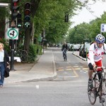 Montreal has many separated bike lanes, making bike helmets much less necessary.