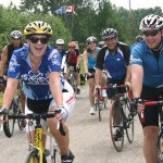 The MS Bike ride raises fund for MS research and to support people with MS