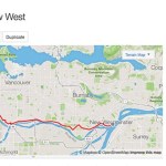 Here is a custom bike route that I made within a few minutes on Strava
