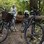 Some of the trees were so big we could hardly step over them, let alone lift our bikes over - Poco Trail