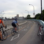 Heading back over towards Montreal - Montreal cycling