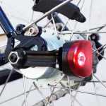 The Reelight Rl721 bike lights are powered by electrodynamic induction, which means that power is generated as your bike moves