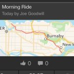 You can use the Strava app on your phone to review stats on completed rides