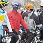 Waterproof cycling jackets - group of cyclists