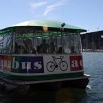 You can tell which ferries take bikes, from the large bike logo on fronty